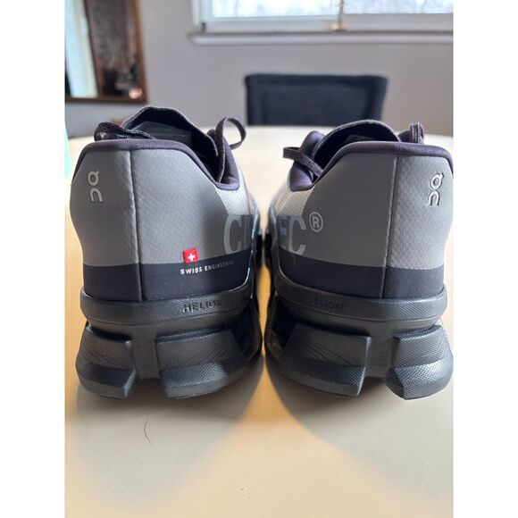On Cloudmonster Grey Running Shoes Sz 14 - Picture 5 of 9